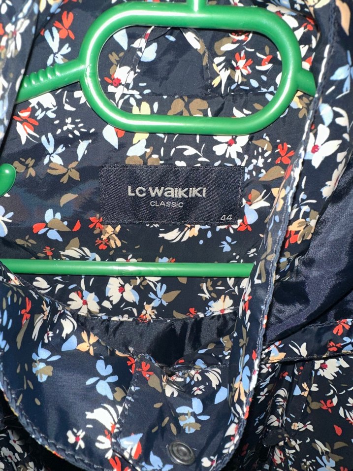 Çiçek Desenli Midi Kadın Ceket - Görsel 3