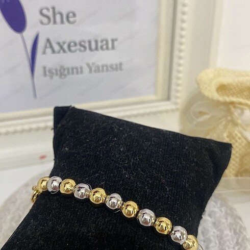 Beden Vip seri gold silver dorika bileklik