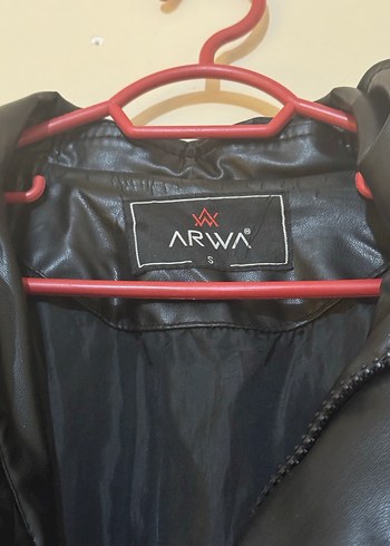 Siyah Deri Fermuarlı Unisex Ceket - Görsel 3