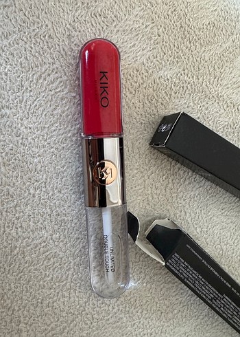 KIKO Double Touch Parlak Ruj - Görsel 3