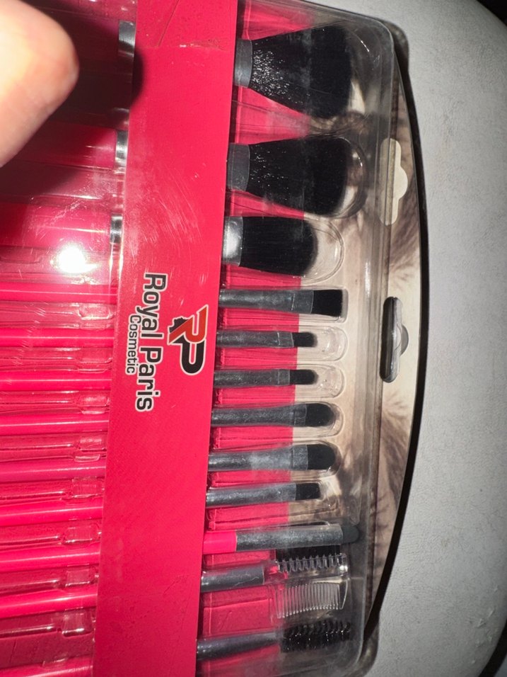 Royal Paris 12'li Pembe Makyaj Fırçası Seti - Görsel 2