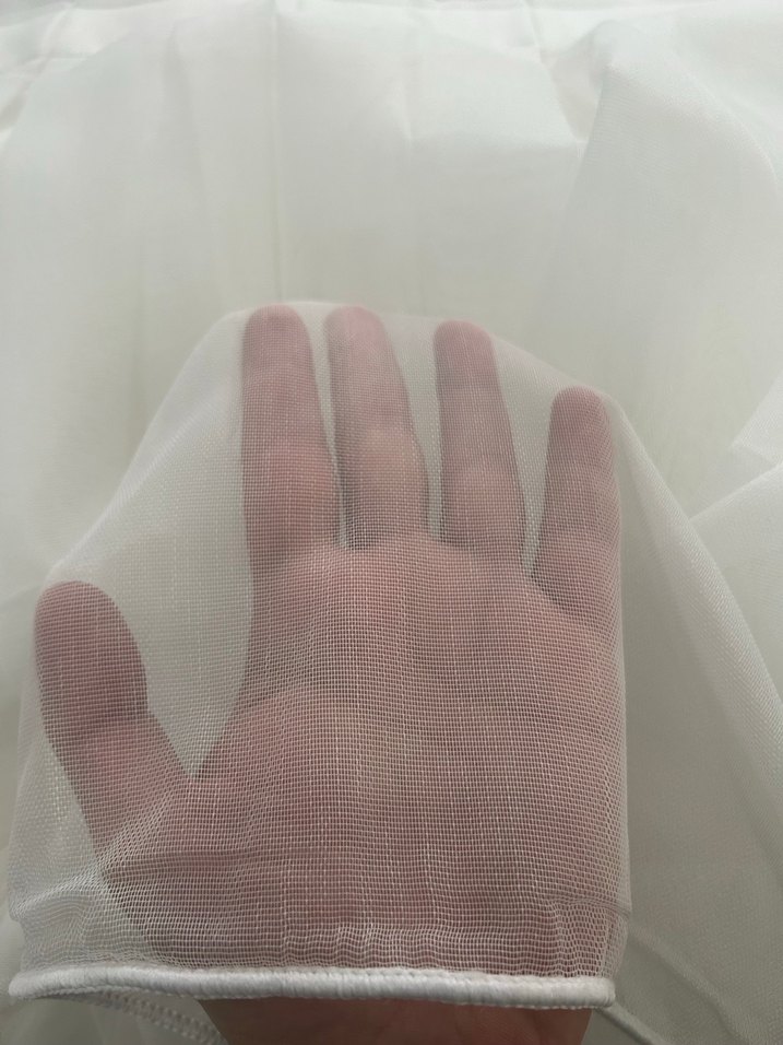 Beyaz Bohem Tül Perde - Görsel 2