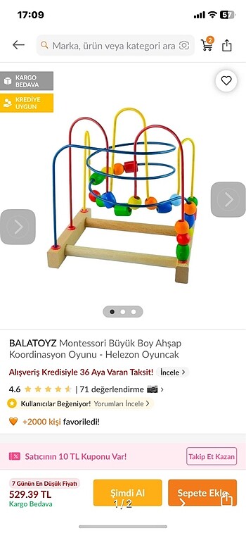 Montessori koordinasyon oyunu