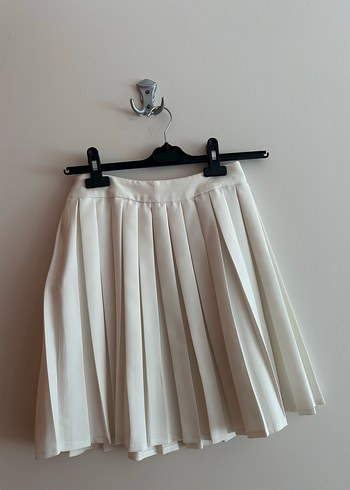 Trendyol & Milla Beyaz Mini Tuxedo Etek - Görsel 2