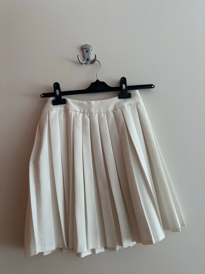 Trendyol & Milla Beyaz Mini Tuxedo Etek - Görsel 2