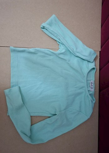 Diğer kasin turkuaz Balıkçı Yaka Sweatshirt