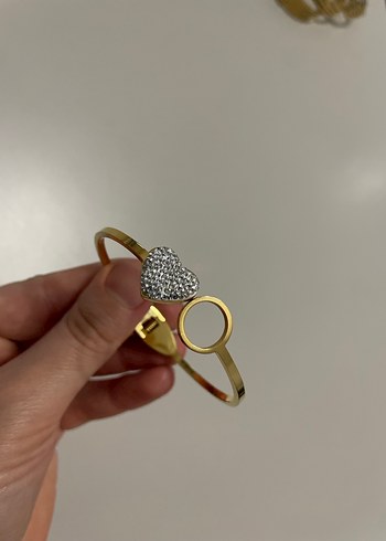 Altın Renkli Parıltılı Kadın Bileklik - Görsel 6