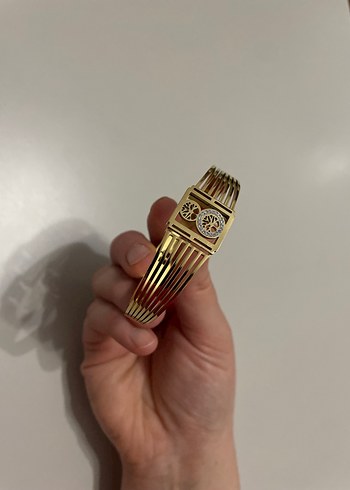 Altın Renkli Parıltılı Kadın Bileklik - Görsel 9