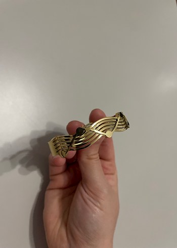 Altın Renkli Parıltılı Kadın Bileklik - Görsel 5