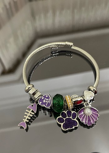 Mavi Kurdele Detaylı Kadın Bileklik - Görsel 6