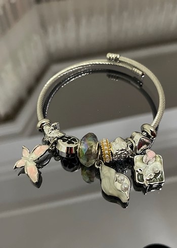 Mavi Kurdele Detaylı Kadın Bileklik - Görsel 9