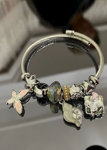 Mavi Kurdele Detaylı Kadın Bileklik - Görsel 8