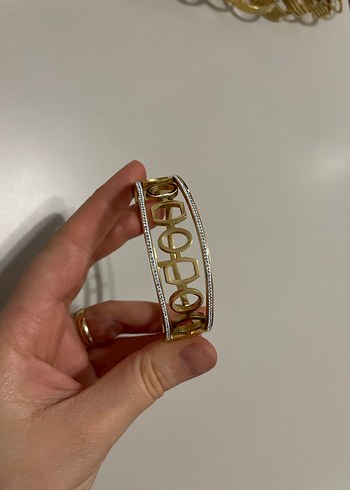 Altın Renkli Tokalı Kadın Bileklik - Görsel 13