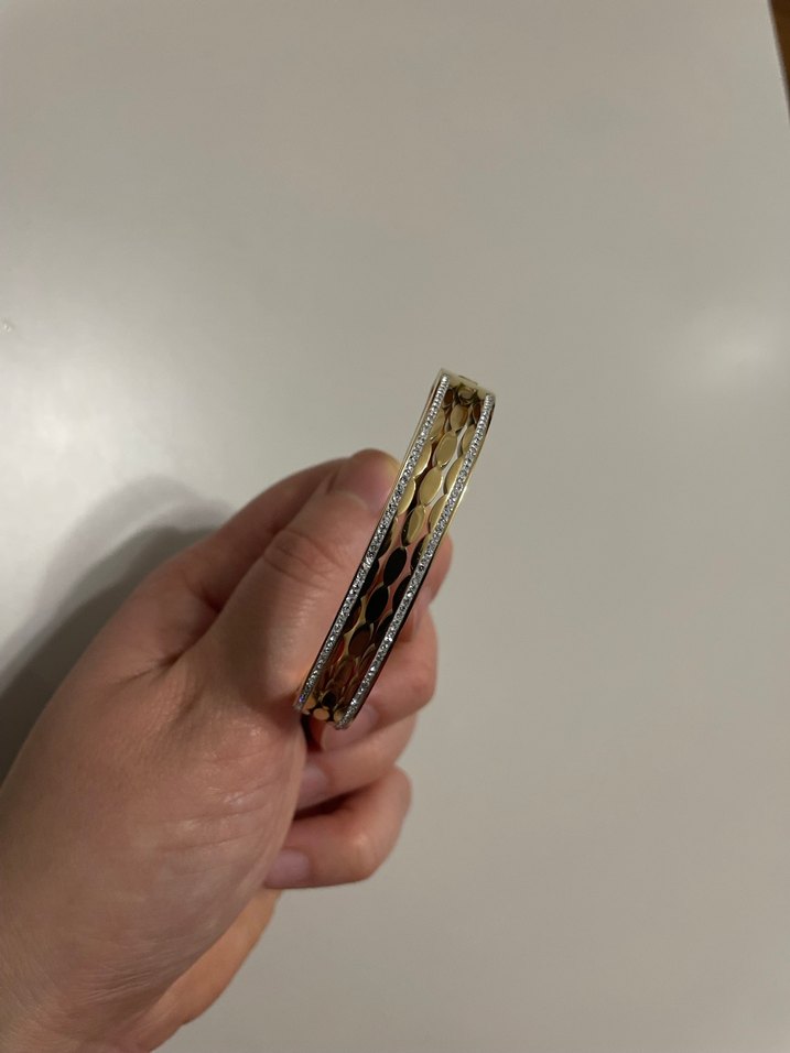 Altın Renkli Tokalı Kadın Bileklik - Görsel 3