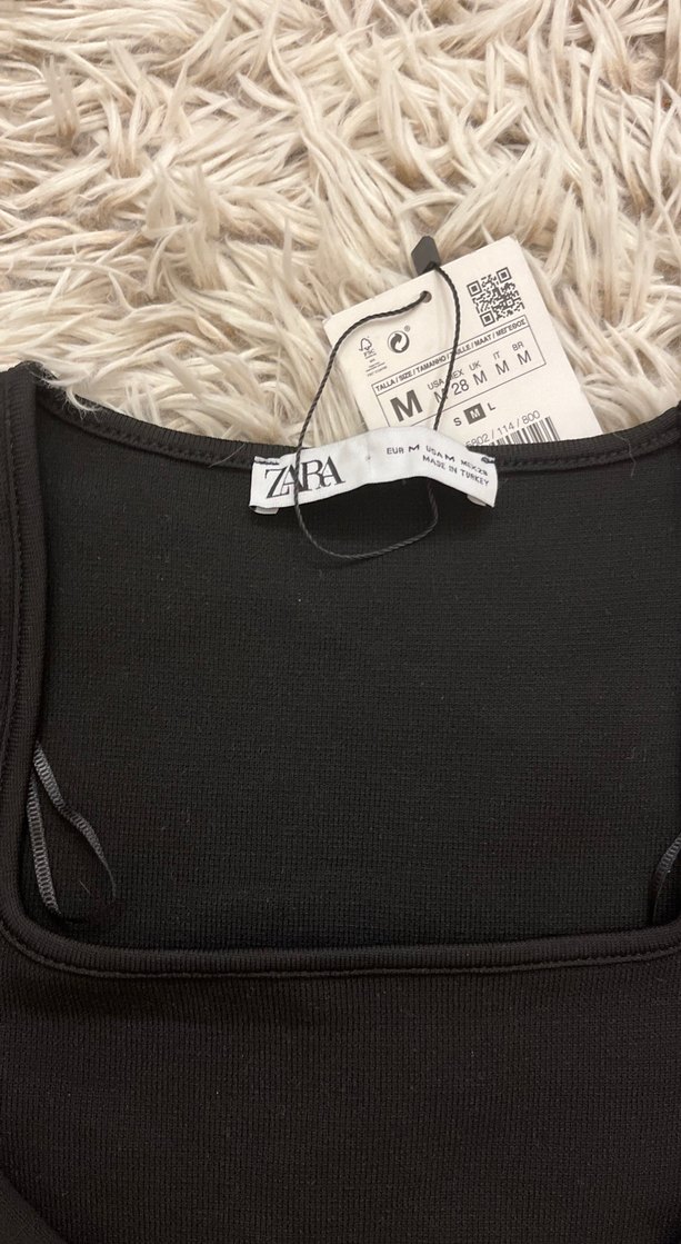 Siyah Örme Uzun Kollu Kadın Bluz - Görsel 3