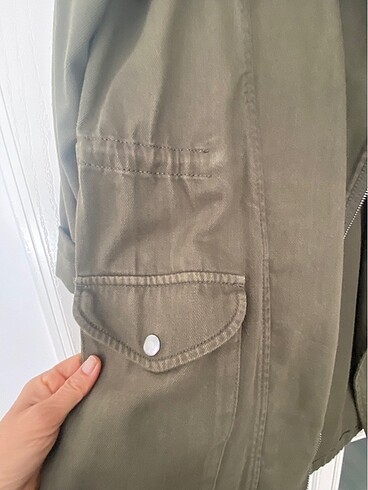 Haki Yeşil Trençkot/Parka (36) - Görsel 5