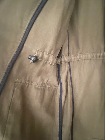 Haki Yeşil Trençkot/Parka (36) - Görsel 6
