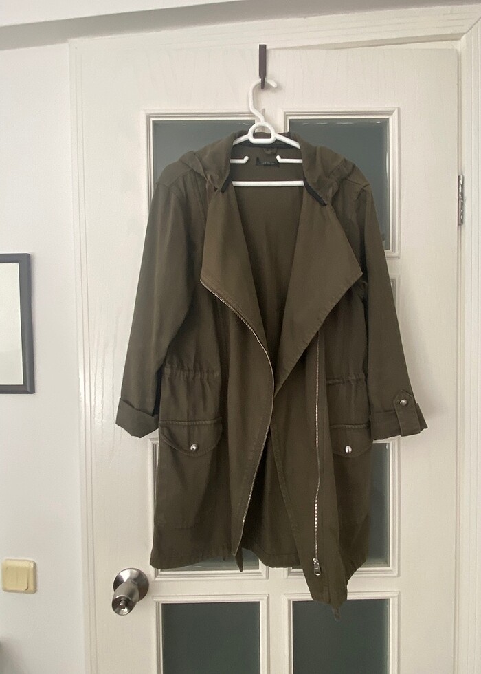 Haki Yeşil Trençkot/Parka (36) - Görsel 2