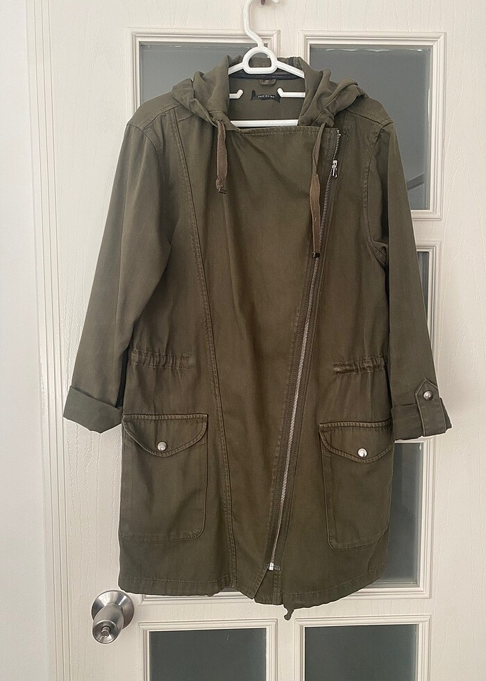 Haki Yeşil Trençkot/Parka (36) - Görsel 4