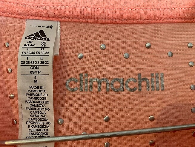 xs Beden Adidas Climachill Kadın Spor Tişört (XS)
