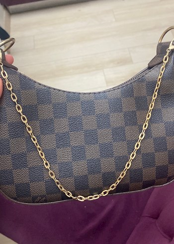 Louis Vuitton Bordo Desenli Kadın Çanta - Görsel 2