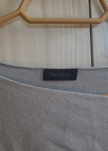 Gri Uzun Kollu Triko Kadın Kazak - Görsel 4