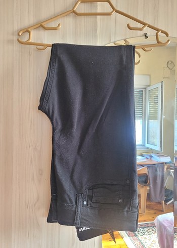 Kadın Siyah  Kumaş Pantolon - Görsel 2