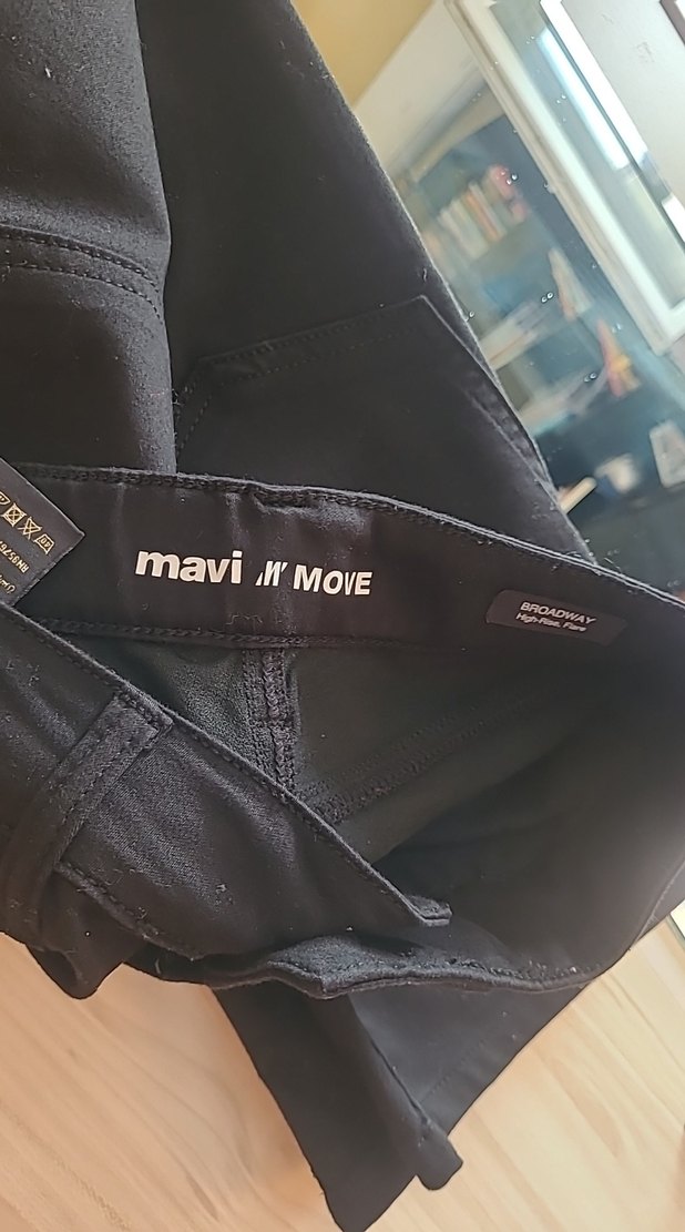 Kadın Siyah  Kumaş Pantolon - Görsel 3