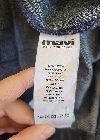 Kadın Lacivert Denim Bermuda Şort - Görsel 4