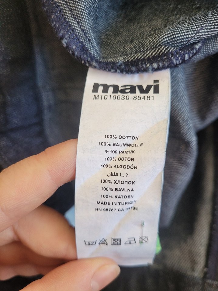 Kadın Lacivert Denim Bermuda Şort - Görsel 4