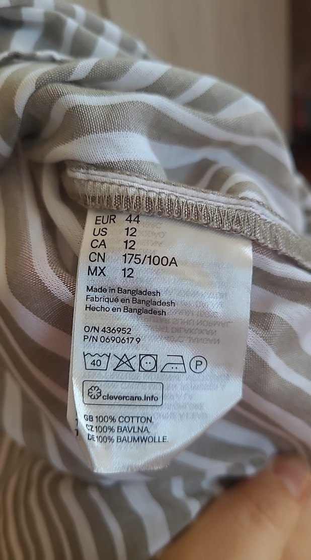 Çizgili Kolsuz Keten Gömlek - Görsel 4