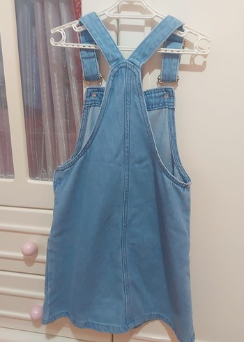 LC Waikiki Kızlar için Mavi Kotlu Bol Kesim Salopet