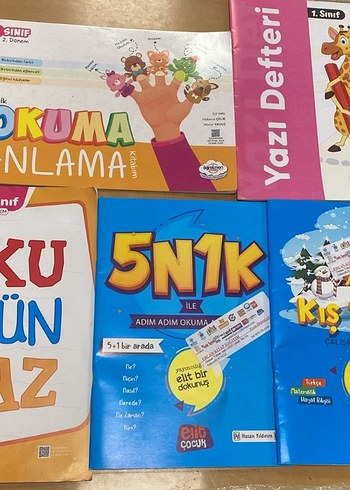 Çocuklar için 5N1K Adım Adım Okuma Kitapları