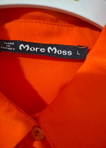 nar çiçeği Fırfırlı Keten Kadın Gömlek - Görsel 4