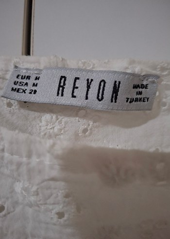 Dantel Detaylı Beyaz Mini Bohem Bluz - Görsel 2