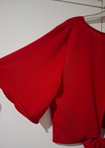 Kırmızı  Bluz - Görsel 3