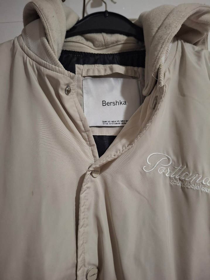 Bej Kapüşonlu  Ceket - Görsel 2