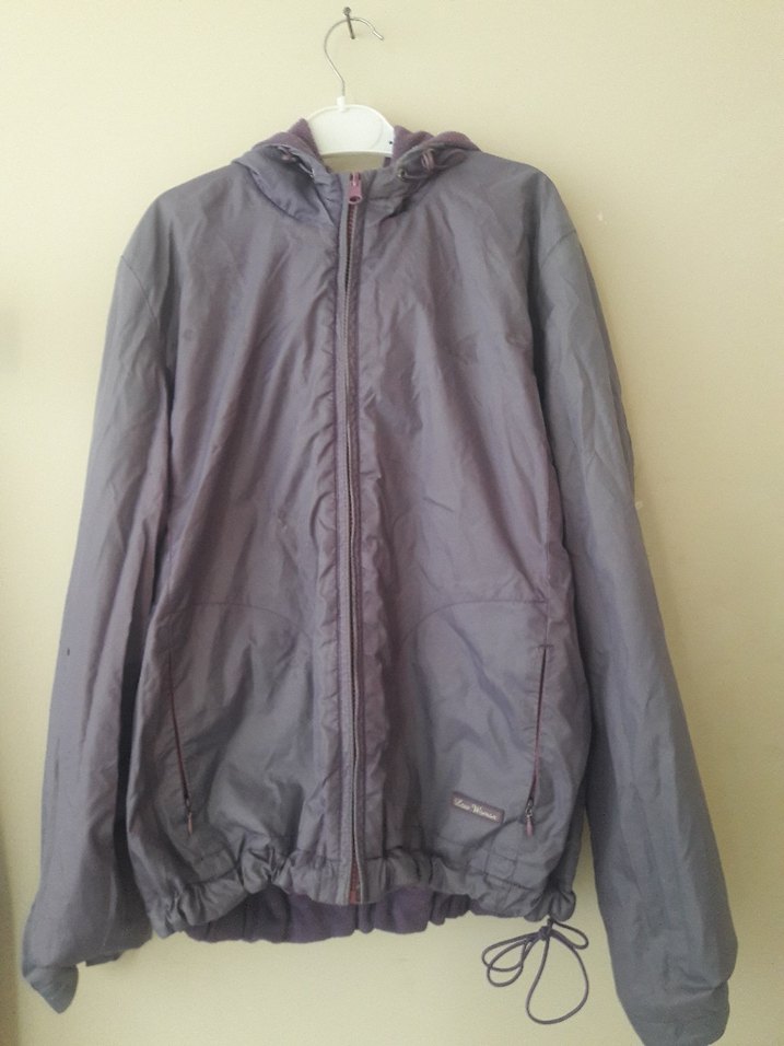 Mor Kadın Fermuarlı Rahat Ceket - Görsel 3