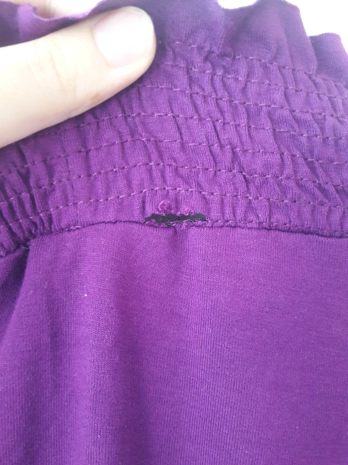 Kız Çocuk Mor Keten Fırfırlı Bolero - Görsel 4