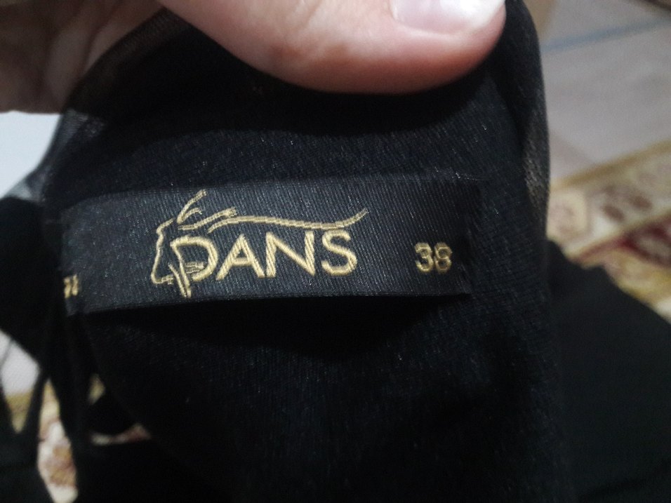 Siyah Drapeli Midi Ofis Elbisesi - Görsel 5