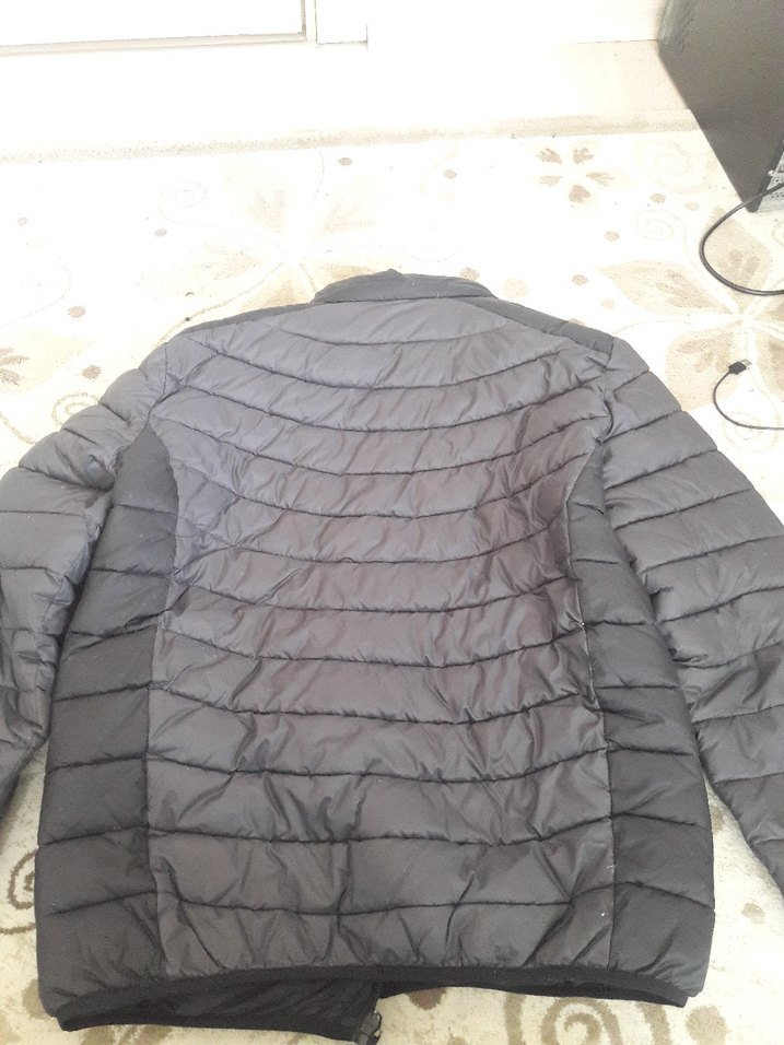 Gri Fermuarlı Erkek Mont - Görsel 5