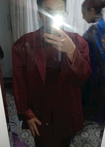 Armine Bordo Kadın Ofis Takım Elbise