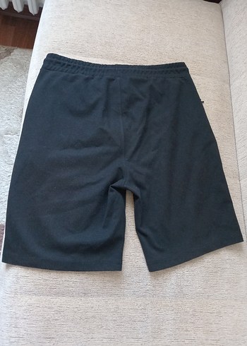 Siyah Fermuarlı Erkek Şort - Görsel 3