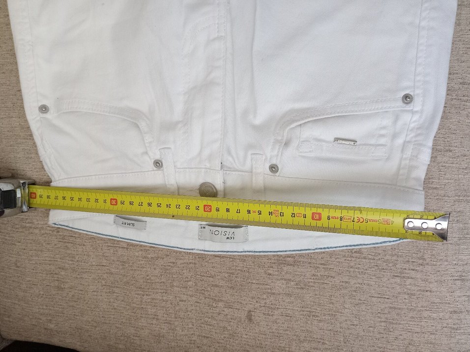 Erkek Beyaz Pamuklu Regular Fit Pantolon - Görsel 4