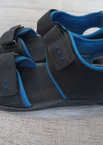 Mavi Gri Erkek Çocuk Spor Sandalet - Görsel 2