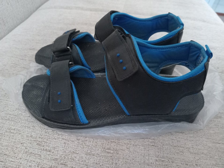 Mavi Gri Erkek Çocuk Spor Sandalet - Görsel 2