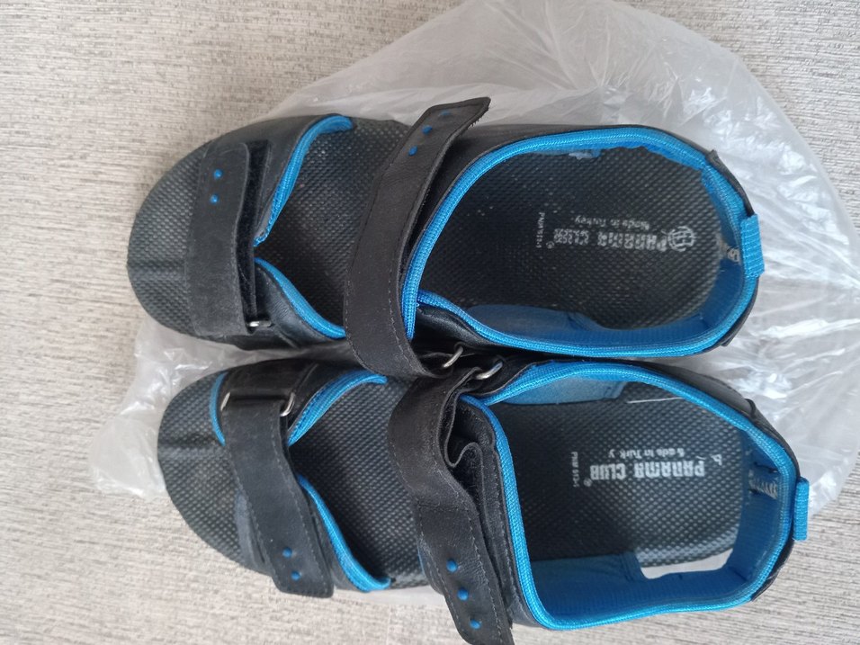 Mavi Gri Erkek Çocuk Spor Sandalet - Görsel 3