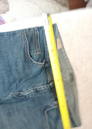 Esnek Mavi Erkek Normal Bel Jean pantolon. - Görsel 3