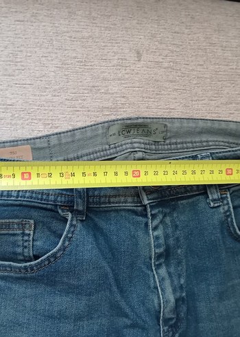 Esnek Mavi Erkek Normal Bel Jean pantolon. - Görsel 4