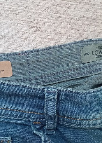 Esnek Mavi Erkek Normal Bel Jean pantolon. - Görsel 5